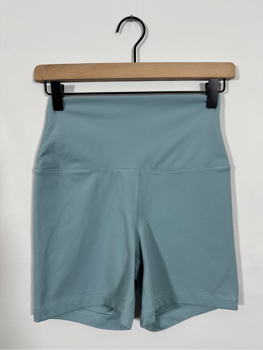 WAS85 {Yogalicious LUX} Light Blue 5" Bike Shorts